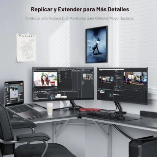 Cable BENFEI DisplayPort a HDMI 4K 1.8M 24 Kilates