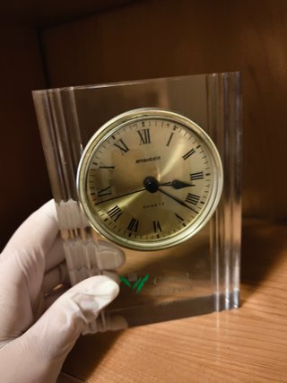 Reloj de sobremesa Stanger cristal