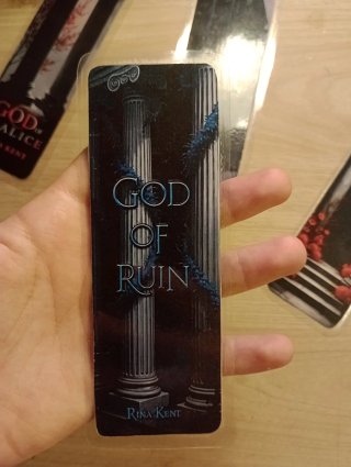 Marcapáginas God of Rina Kent (6 unidades)