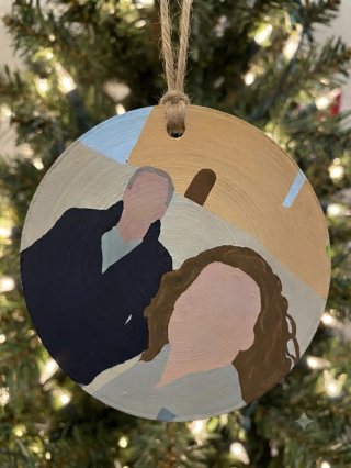 Bolas Navidad Personalizadas Madera