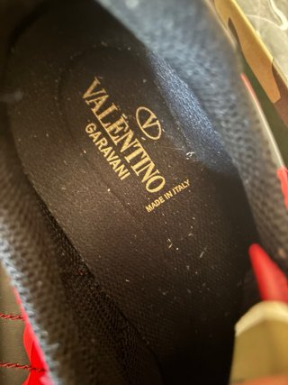 Zapatillas Valentino Rockrunner Rojas T. 42-42.5
