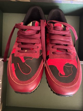 Zapatillas Valentino Rockrunner Rojas T. 42-42.5