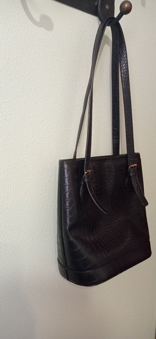 Bolso Giovanna Negro Cocodrilo