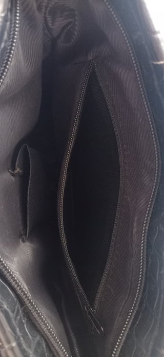 Bolso Giovanna Negro Cocodrilo