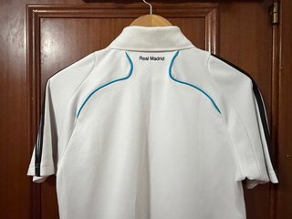 Polo Real Madrid Adidas Hombre Blanco