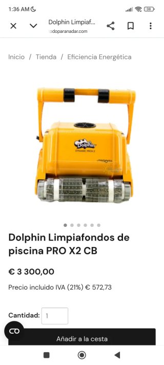 Robot Limpiafondos Dolphin PRO X2 CB