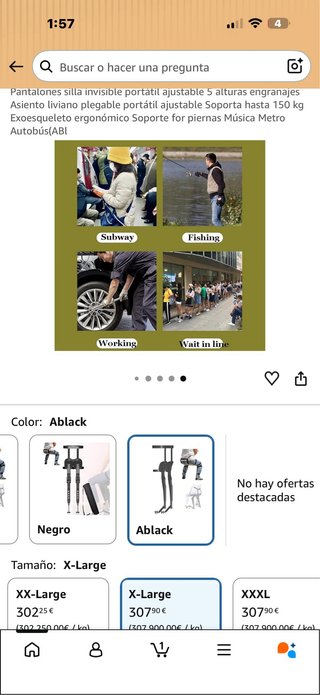 Silla Portátil Ajustable AVMLWEPA