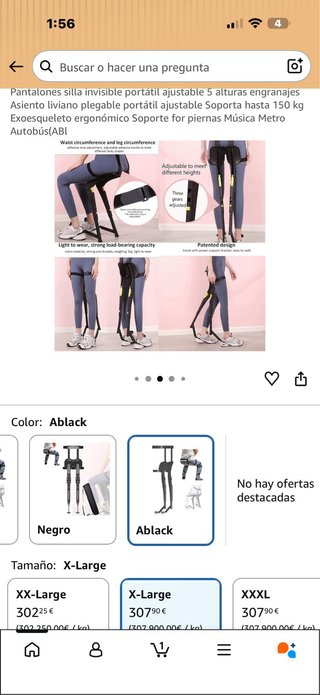 Silla Portátil Ajustable AVMLWEPA