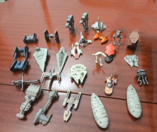 Star Wars Lote Micromachines + Figuras Rollinz