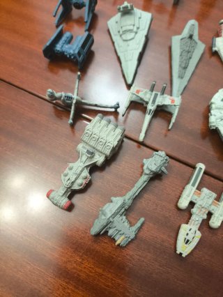 Star Wars Lote Micromachines + Figuras Rollinz