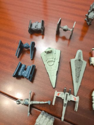 Star Wars Lote Micromachines + Figuras Rollinz