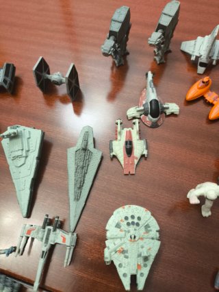 Star Wars Lote Micromachines + Figuras Rollinz
