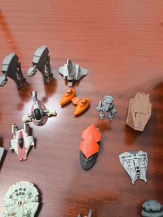 Star Wars Lote Micromachines + Figuras Rollinz