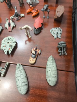 Star Wars Lote Micromachines + Figuras Rollinz