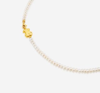 Collar Perlas Oro 18k TOUS Oso
