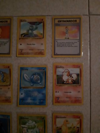 Cromos antiguos Pokémon