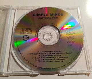Simple Minds - Glittering Prize CD Single