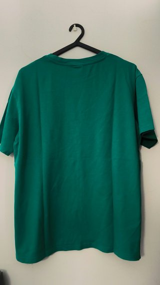 T-Shirt Verde Estampada Money Talks - M