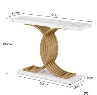 Mesa recibidor diseño moderno