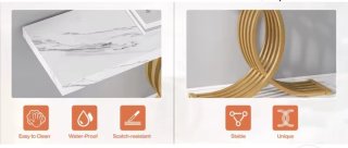 Mesa recibidor diseño moderno
