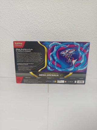 Caja Pokémon, (Colección Prémium Mega-Greninja EX)