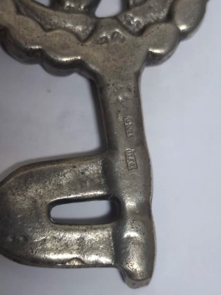 Colgante Vikingo Sueco Peltre Vintage