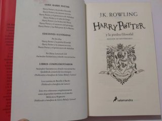 Harry Potter y la Piedra Filosofal. Edición 20 An.