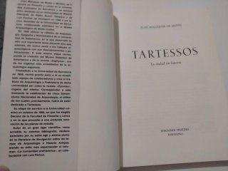 Tartessos: La ciudad sin historia. Juan Maluquer