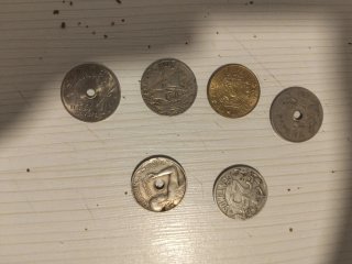 Lote de monedas antiguas pesetas