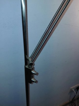 Lámpara de pie doble luz como nueva