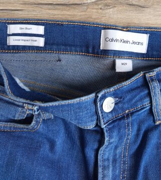Pantalones cortos Calvin Klein Jeans azules