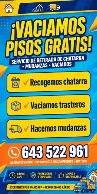 Se vacían piso