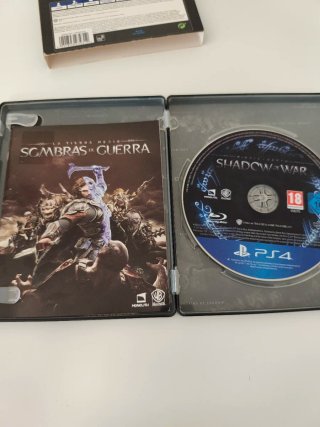 PS4 Sombras de Guerra Edición Gold Steelbook
