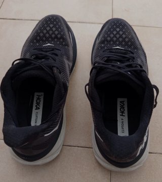 Zapatillas Hoka Hombre Running Negro/Gris