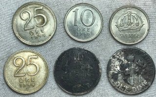 Lote Monedas Plata Variadas + Regalo