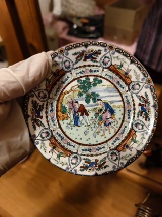 Plato decorativo oriental