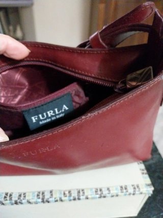 Bolso Furla Rojo Piel
