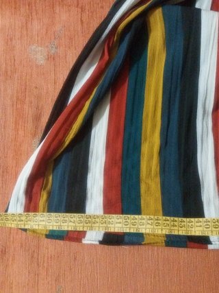 Falda pantalón H&M rayas multicolor