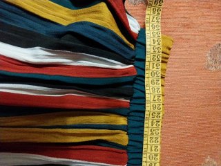 Falda pantalón H&M rayas multicolor
