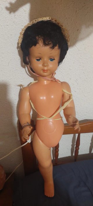 Muñeca antigua vintage para despiece.