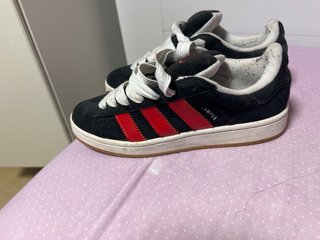 Zapatos Adidas Campus Negro/Rojo