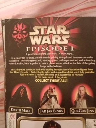 Caja Star Wars Episodio 1 Darth Maul