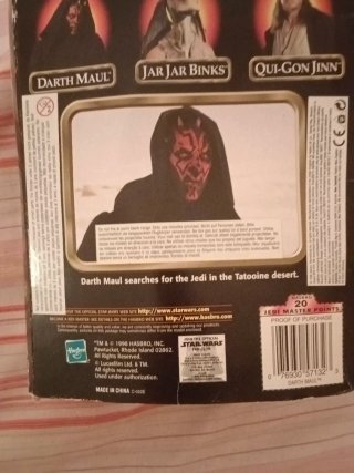 Caja Star Wars Episodio 1 Darth Maul