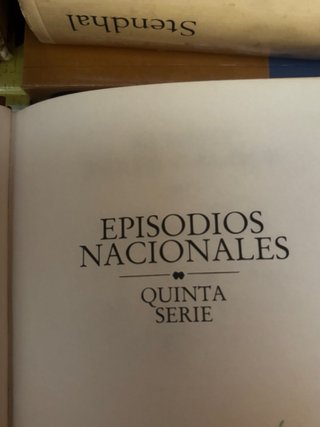 Coleccion libros episodios nacionales