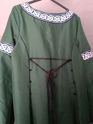 Disfraz medieval verde talla M