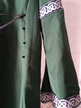 Disfraz medieval verde talla M
