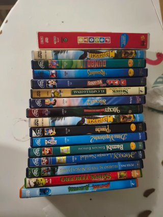 Lote 15 DVDs Películas Animadas