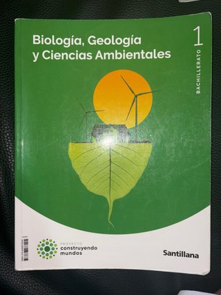 Biología, Geología y Ciencias Ambientales 1 Bac...