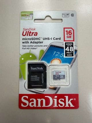 Tarjeta microSD SanDisk Ultra 16GB