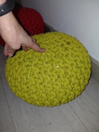 Pack 2 cojines crochet 35x20cm